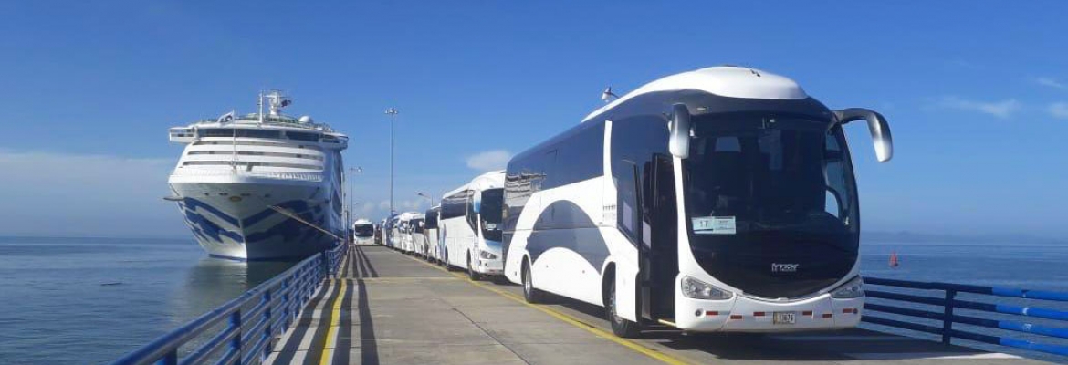 Cruiselines arrival Port Puntarenas Port